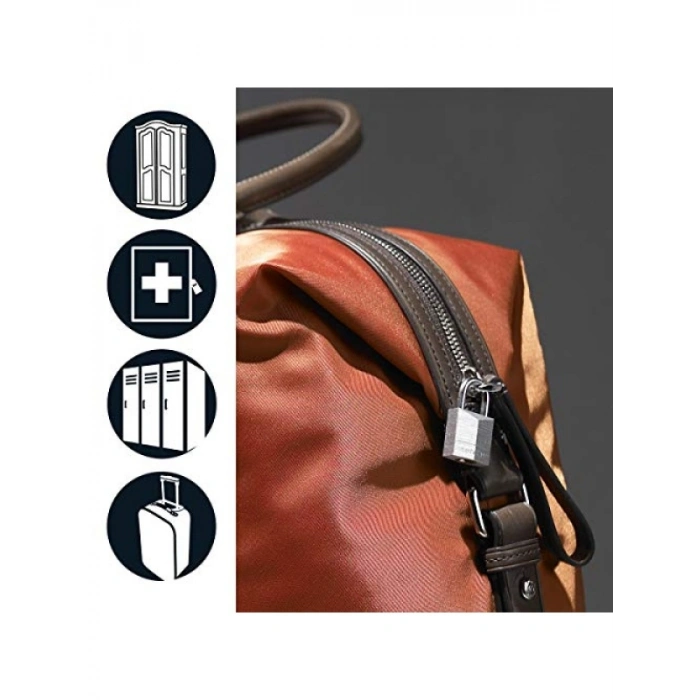 Alüminyum Anahtarlı Asma Kilit Seti - 2li