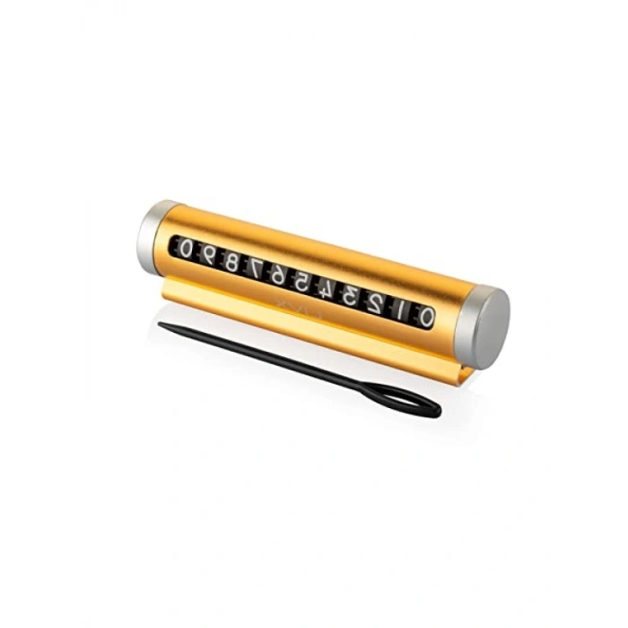 Alüminyum Araç İçi Park Telefon Numaratörü