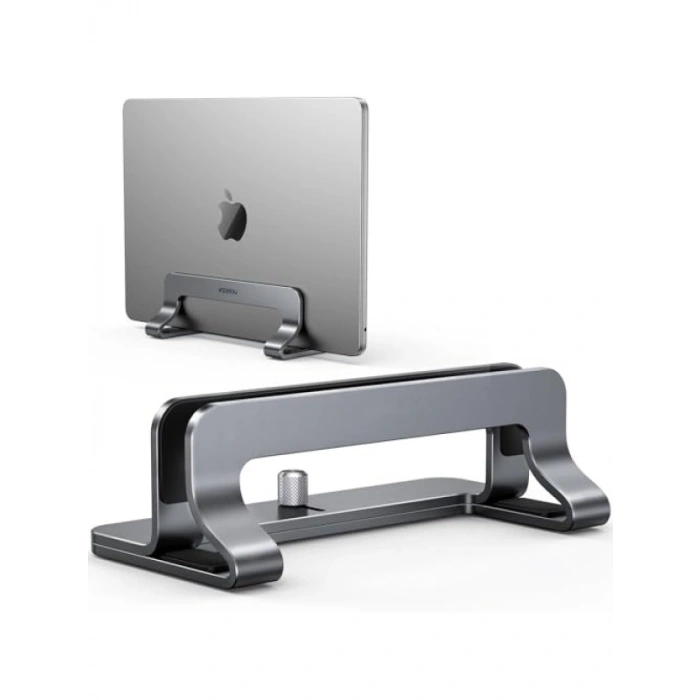 Alüminyum Dikey Masaüstü Laptop Standı - Ergonomik Tasarım