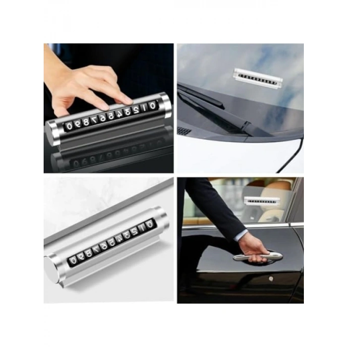 Alüminyum Kasa Çevirmeli Araç İçi Telefon Numaratörü