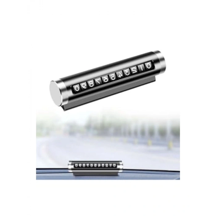 Alüminyum Kasa ile Şık Çevirmeli Araç İçi Telefon Numaratörü