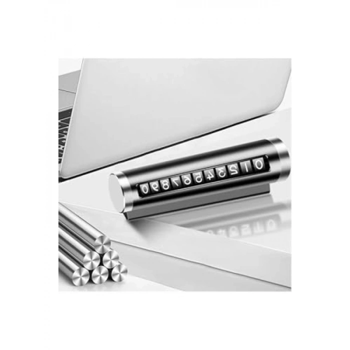 Alüminyum Kasa ile Şık Çevirmeli Araç İçi Telefon Numaratörü