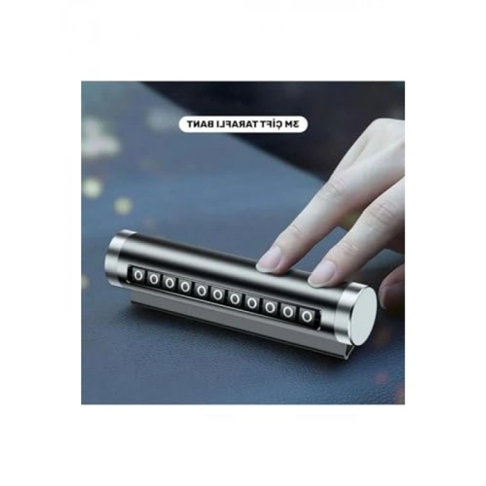 Alüminyum Kasa ile Şık Çevirmeli Araç İçi Telefon Numaratörü