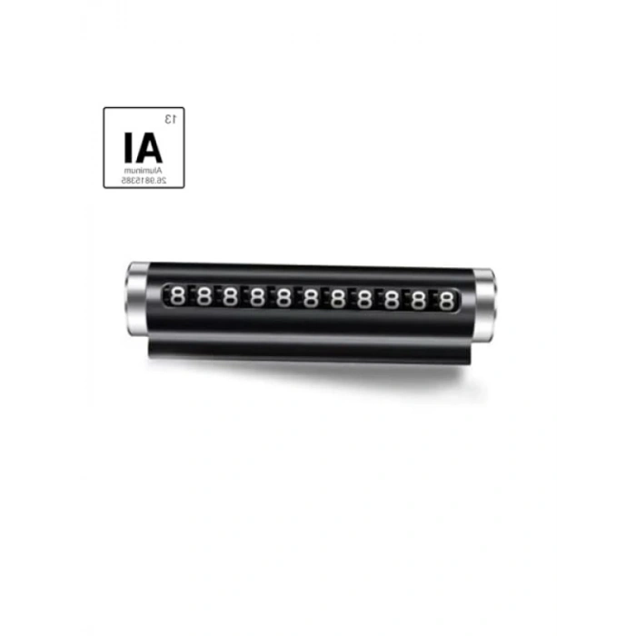 Alüminyum Kasa ile Şık Geçici Park Numaratörü