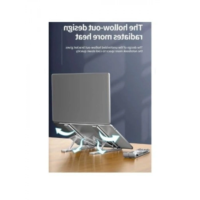 Alüminyum Katlanabilir Laptop Standı, Ergonomik Tasarım