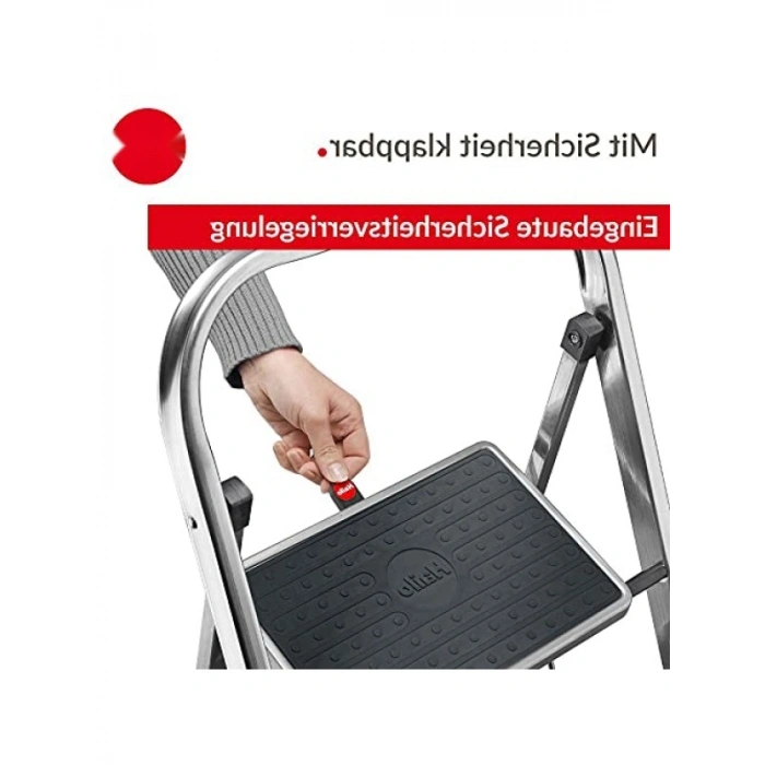 Alüminyum Katlanır Merdiven - 3 Basamaklı, 150 kg Taşıma Kapasitesi