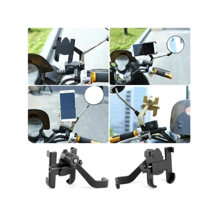 Alüminyum Telefon Tutucu, 360° Dönebilir ve Ayarlanabilir