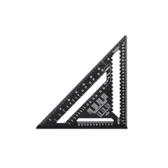 Alüminyum Üçgen Gönye, 300 mm Ölçü