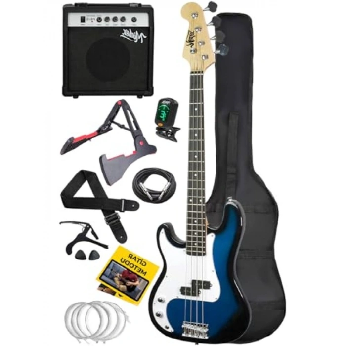 Amfili 46 İnç Bas Gitar Seti (Yetişkinler İçin)