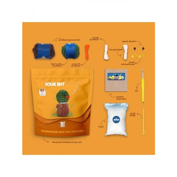 Amigurumi Ördek Tığ İşi Kiti