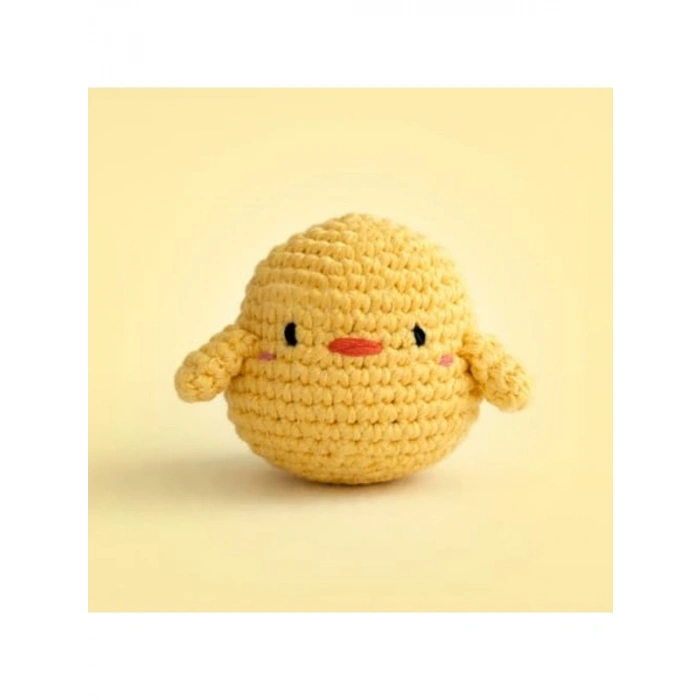 Amigurumi Tığ Kiti ile Mini Civciv Örgü Seti, Eğlenceli Hobi