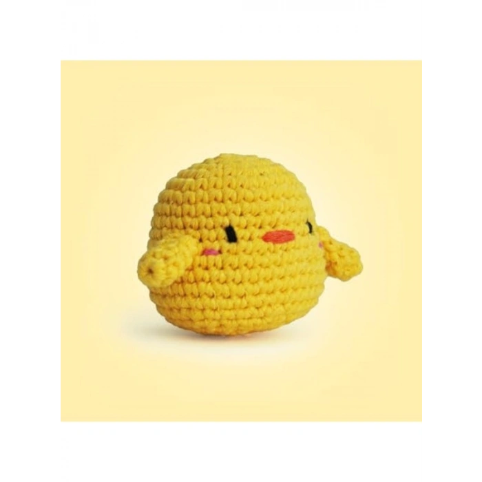 Amigurumi Tığ Kiti ile Mini Civciv Örgü Seti, Eğlenceli Hobi