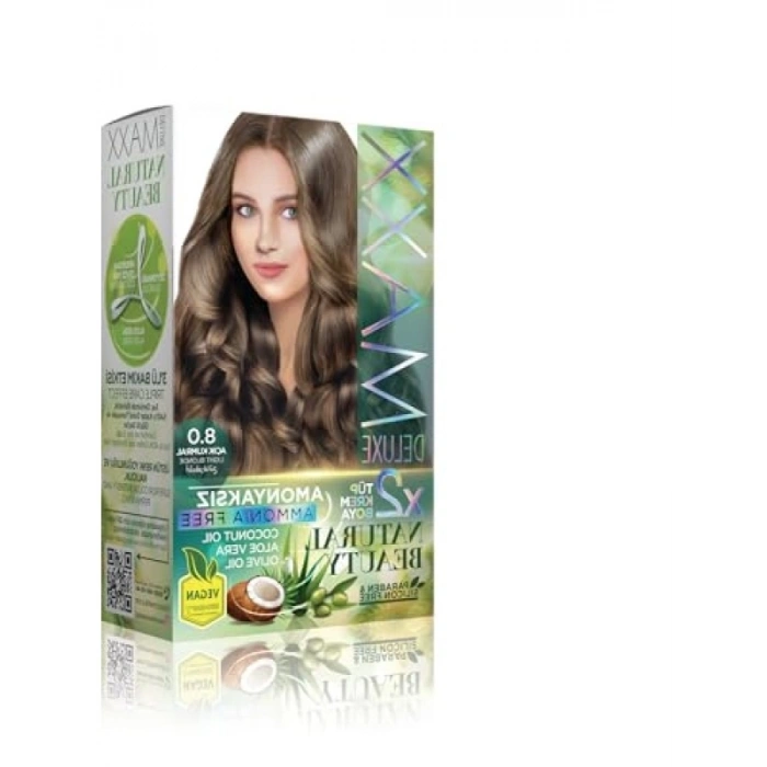 Amonyaksız Saç Boyası - 8.0 Açık Kumral