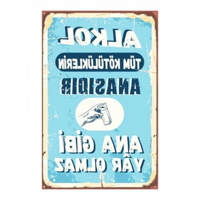 Ana Gibi Yar Olmaz Temalı Ahşap MDF Tablo