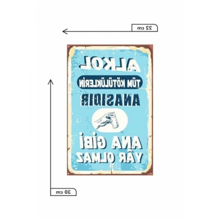 Ana Gibi Yar Olmaz Temalı Ahşap MDF Tablo