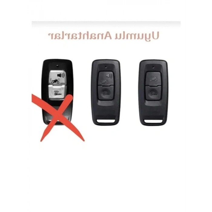Anahtar Kumanda Koruma Kılıfı, Premium Siyah-Altın Renk Seçeneği
