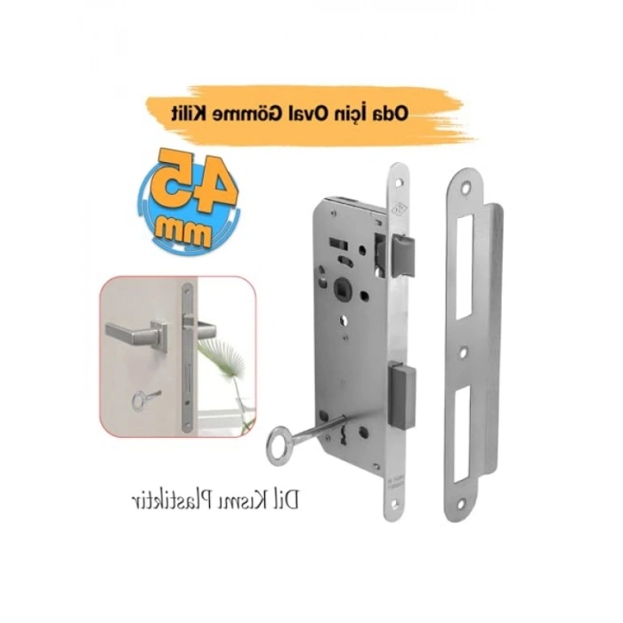 Anahtarlı WC Kapı Gömme Kilidi | PVC Kapı Ahşap Kapı