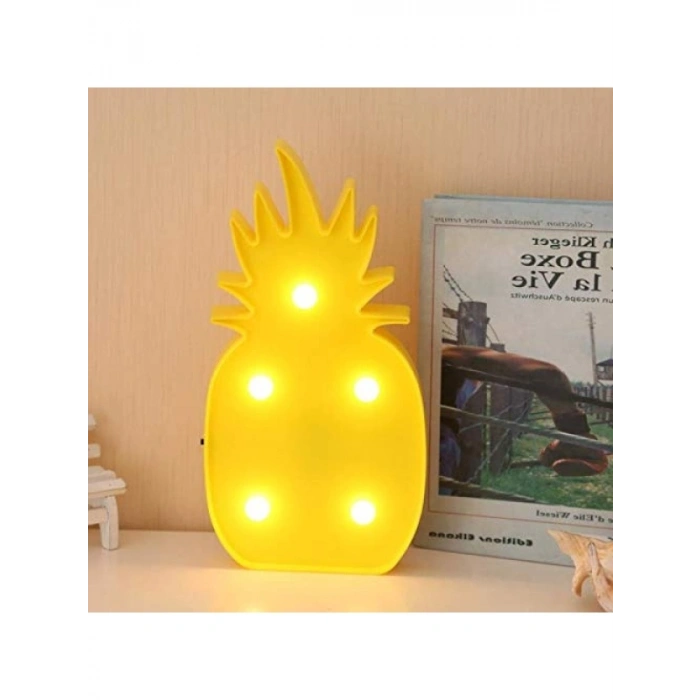 Ananas Şeklinde LED Gece Lambası - Eğlenceli ve Loş Aydınlatma