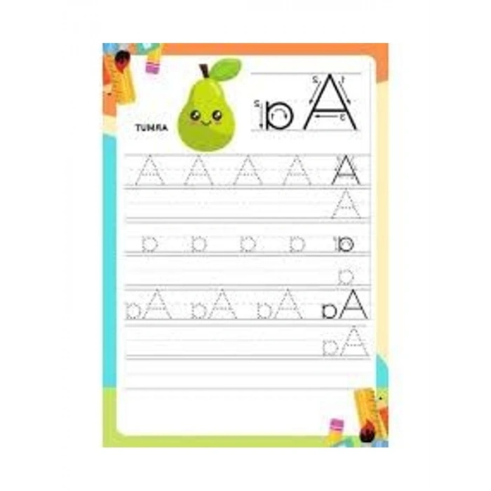 Anaokulu ve İlkokul İçin Eğitici Alıştırma Defteri