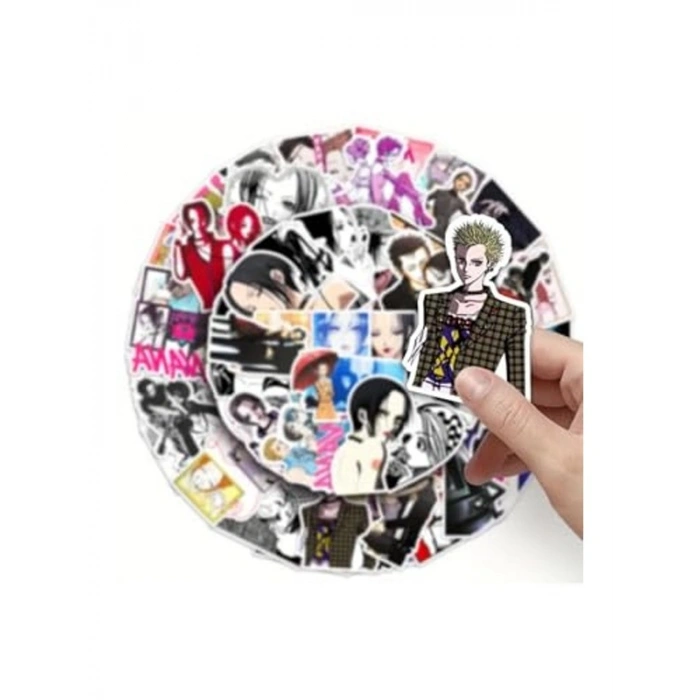 Anime Temalı 50 Adet Sticker Seti