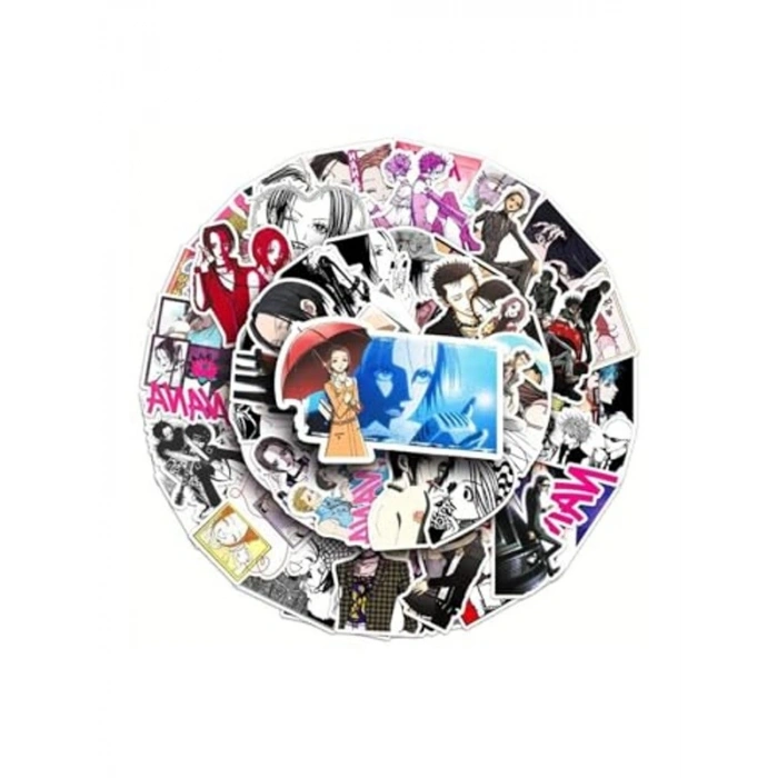 Anime Temalı 50 Adet Sticker Seti