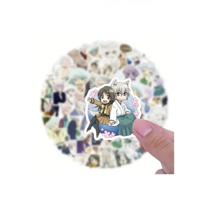 Anime Temalı 50li Sticker Seti, Laptop ve Tablet İçin