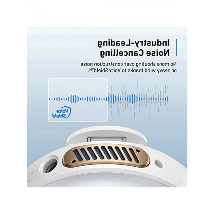 Anker, , M650, Wireless Yayıncı Mikrofonu, Şarj Kutusuyla 15 Saat Pil Ömrü, VoiceShield, LC3plus Codec, Çift Kanallı Kayıpsız Ses Alımı, Beyaz