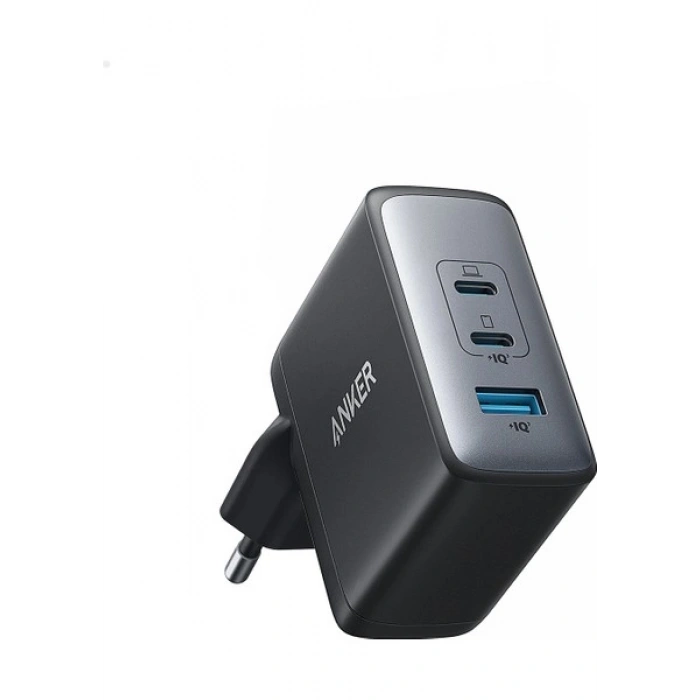 Anker Nano II 100W USB-C Şarj Cihazı - 3 Çıkışlı iPhone / Android / Macbook Uyumlu GaN II - PPS Destekli Type-C Hızlı Şarj Adaptörü - A2145 (Anker Türkiye Garantili)