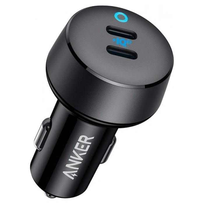 Anker PowerDrive III Duo USB-C Araç Şarj Cihazı - Siyah - A2724
