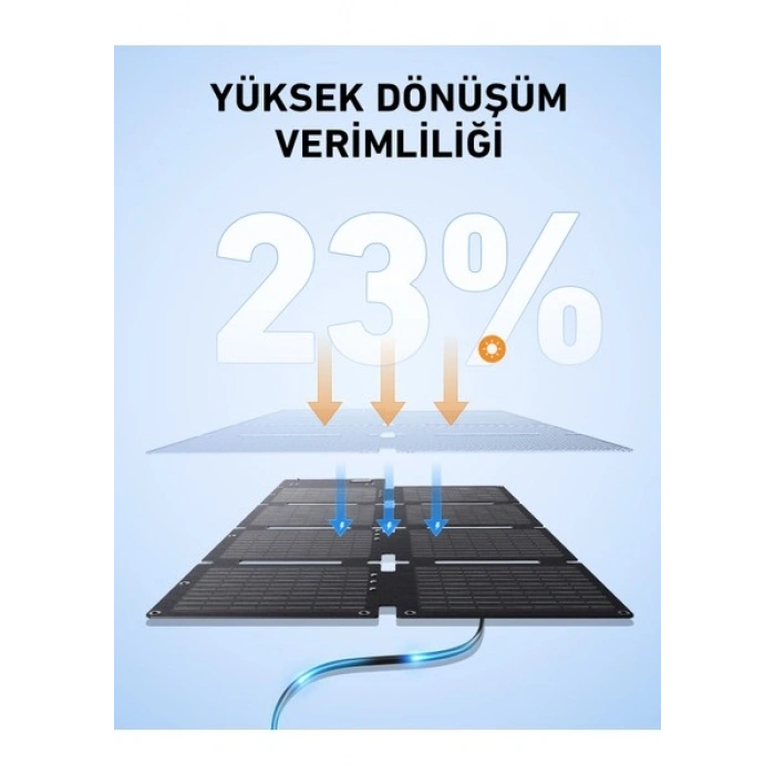 Anker SOLIX PS60 Taşınabilir Güneş Paneli 60W - A2438