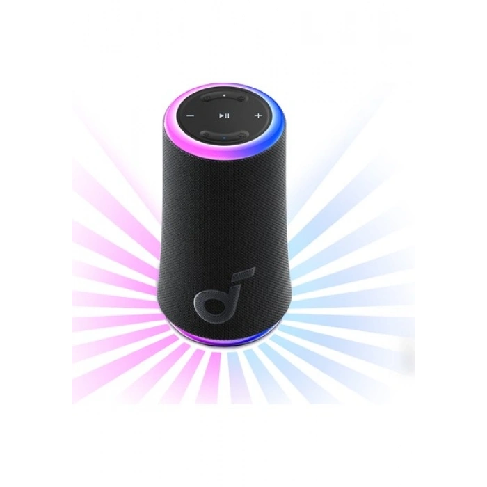 Anker Soundcore Glow Taşınabilir Hoparlör - 360° Ses Bluetooth Hoparlör - Senkronize Radyant Işık - A3166