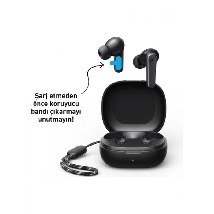 Anker Soundcore R50i TWS Bluetooth Kablosuz Kulaklık Siyah - IOS ve Android Uyumlu - A3949 (Anker Türkiye Garantili)