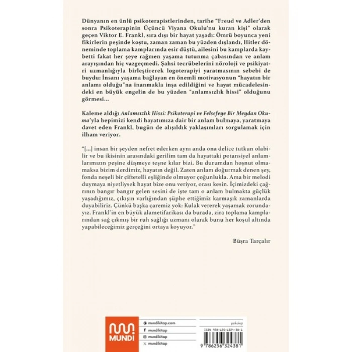 Anlamsızlık Hissi - Viktor E. Frankl