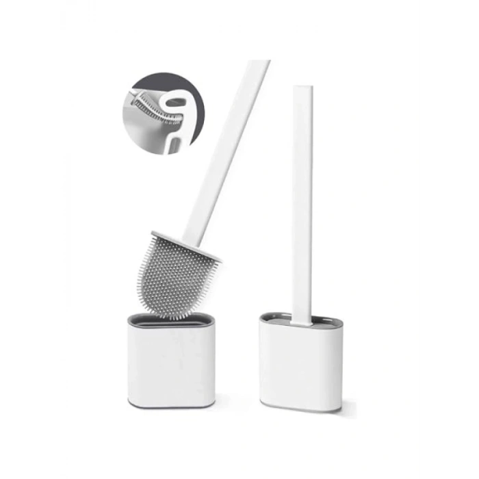 Antibakteriyel Silikon Tuvalet Fırçası