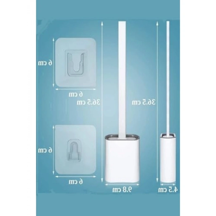 Antibakteriyel Silikon Tuvalet Fırçası