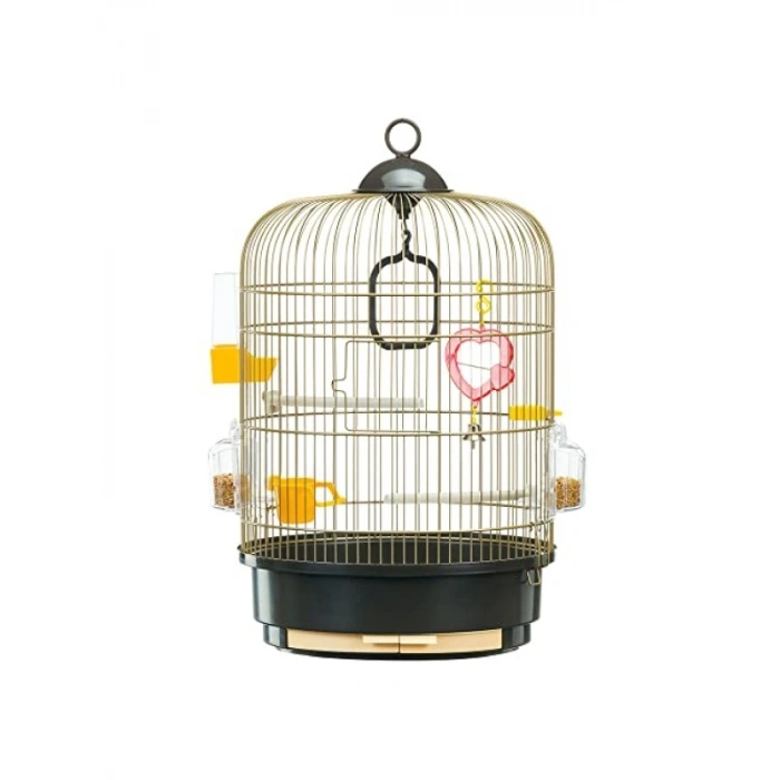 Antik Pirinç Görünümlü Kuş Kafesi