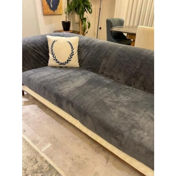 Antrasit Wellsoft Koltuk Örtüsü - 220x230 cm