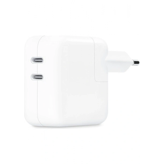 Apple 35 W Çift Usb-C Bağlantı Noktalı Güç Adaptörü - Beyaz (MW2K3TU/A)