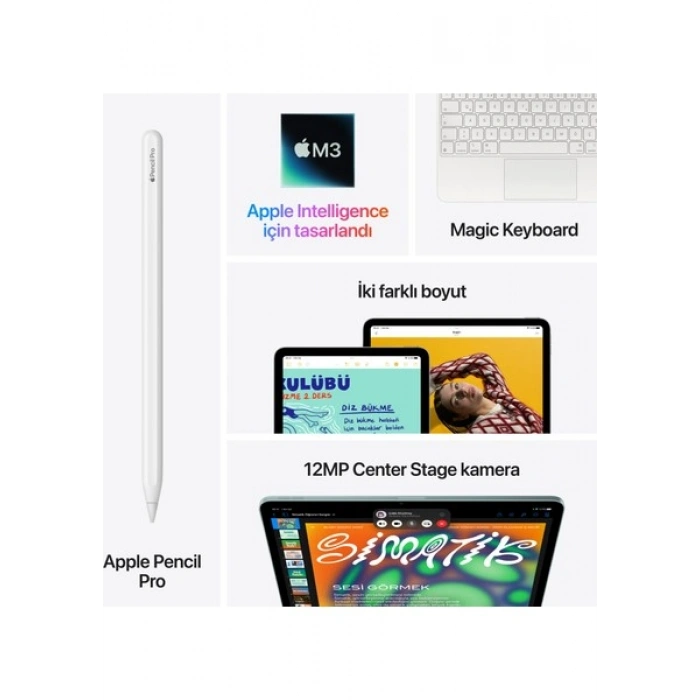 Apple iPad Air M3 13 128GB Wi-Fi Mor MCNL4TU/A