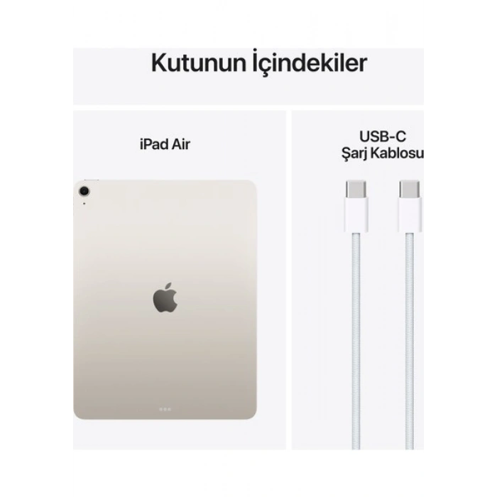 Apple iPad Air M3 13 128GB Wi-Fi Yıldız Işığı MCNK4TU/A