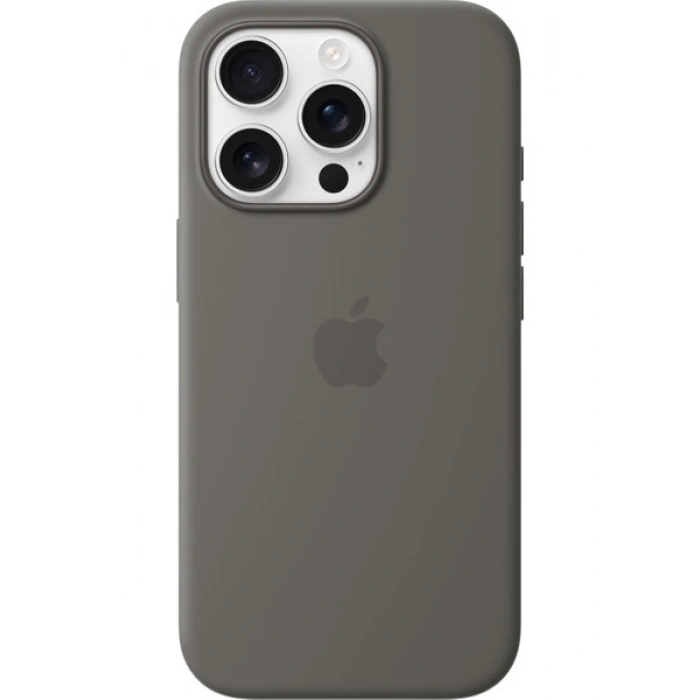 Apple iPhone 16 Pro Silicone Case With Magsafe - Stone Gray