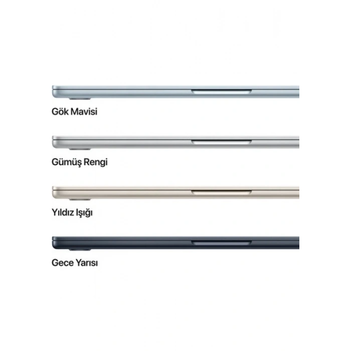 Apple MacBook Air M5 16GB 1TB SSD macOS 13 Taşınabilir Bilgisayar Gümüş MDH84TU/A