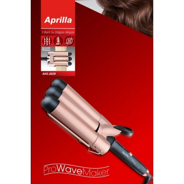 Aprilla Hızlı 3lü Su Dalgası (WAG) Maşası 32mm