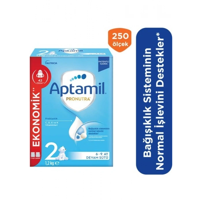 Aptamil 2 Prebiyotikli Devam Sütü 1200 Gr