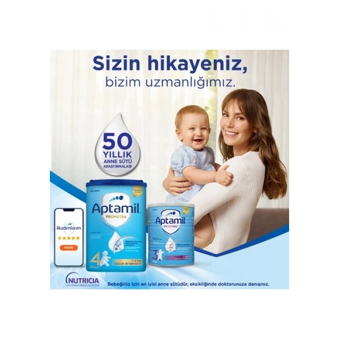 Aptamil 2 Prebiyotikli Devam Sütü 1200 Gr