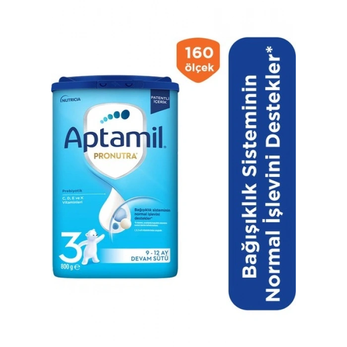 Aptamil 3 Prebiyotikli Devam Sütü 800 Gr