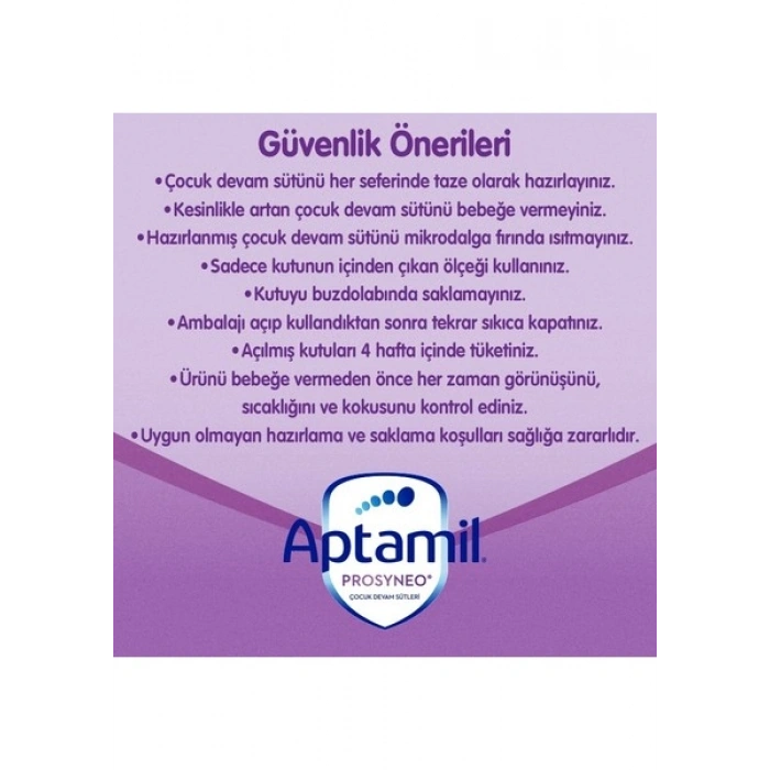 Aptamil Prosyneo 3 Prebiyotikli Probiyotikli Devam Sütü 400 Gr x2 Adet 800 Gr