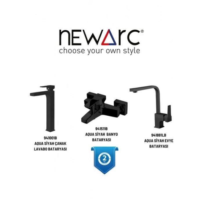 Aqua Siyah Batarya Set 941001B,941521B,941881LB