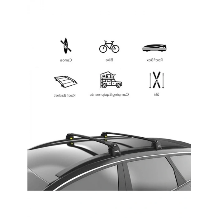 Ara Atkı, Kia Grand Carnival (YP) 2015-2020 ile Uyumlu, Siyah