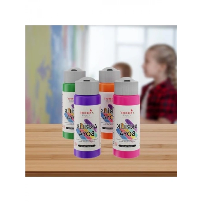 Ara Renkler Akrilik Boya 4lü Set, 4x60ml